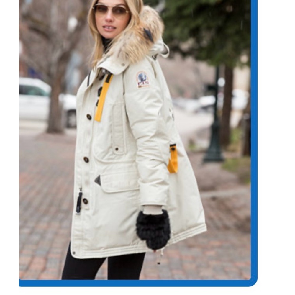 Parajumpers White Ski & Snow Jacket